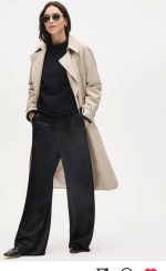 شلوار نیم بگ ساتن سیلک برندUNIQLO - Image 2