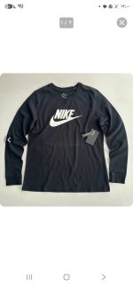 بلوز اورجینال آستین دار پارچه نخی برندNIKE - Image 2