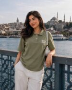 پولوشرت زنانه برندMIU MIUتولید ترکیه