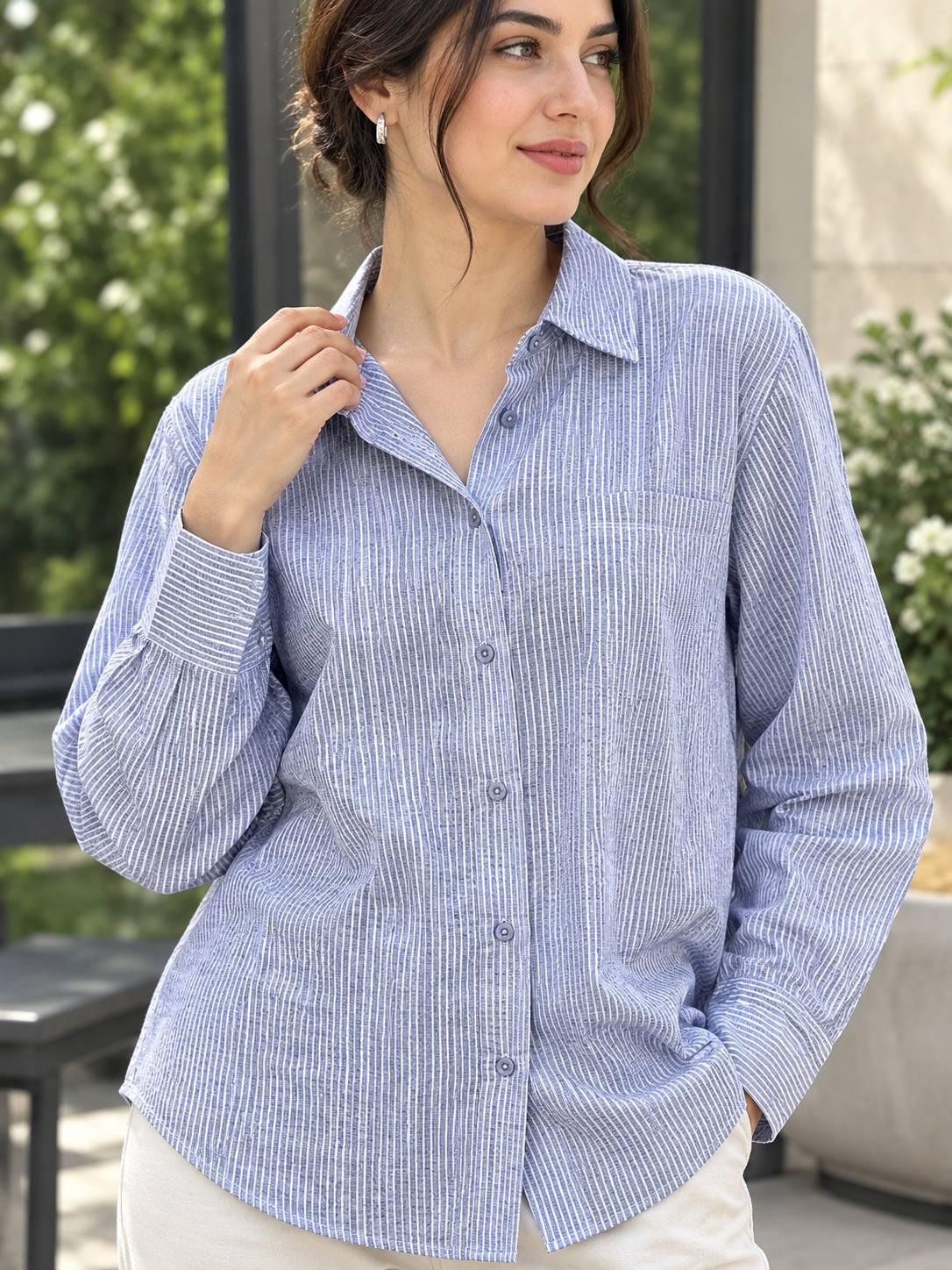 file_0000000067f481f486d8ba4d7882a6f4 شومیز زنانه برندNICOLE MILLER - Image 1